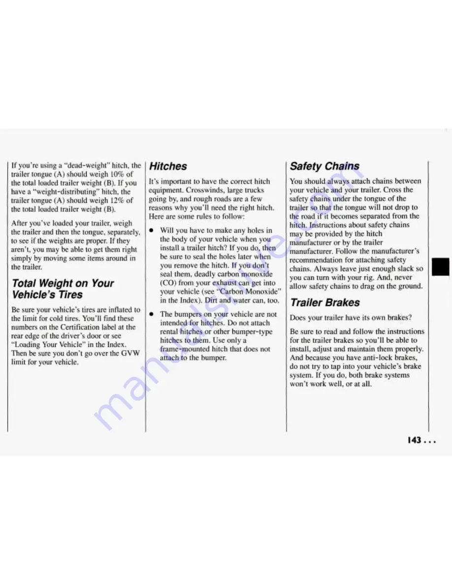 Pontiac 1994 Grand Am Owner'S Manual Download Page 144