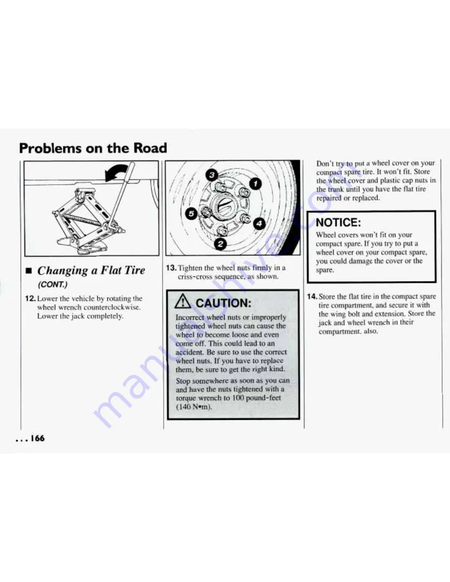 Pontiac 1994 Grand Am Owner'S Manual Download Page 167