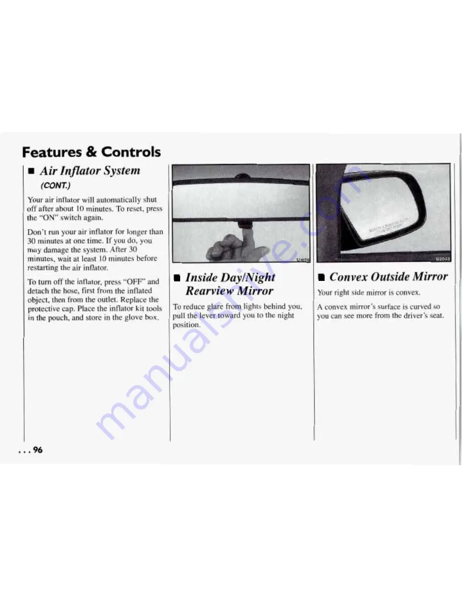 Pontiac 1994 Trans Sport Owner'S Manual Download Page 97