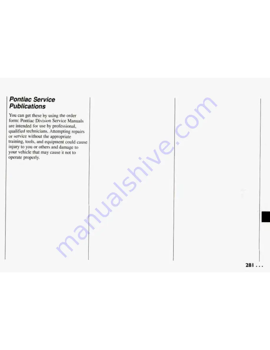 Pontiac 1994 Trans Sport Скачать руководство пользователя страница 282