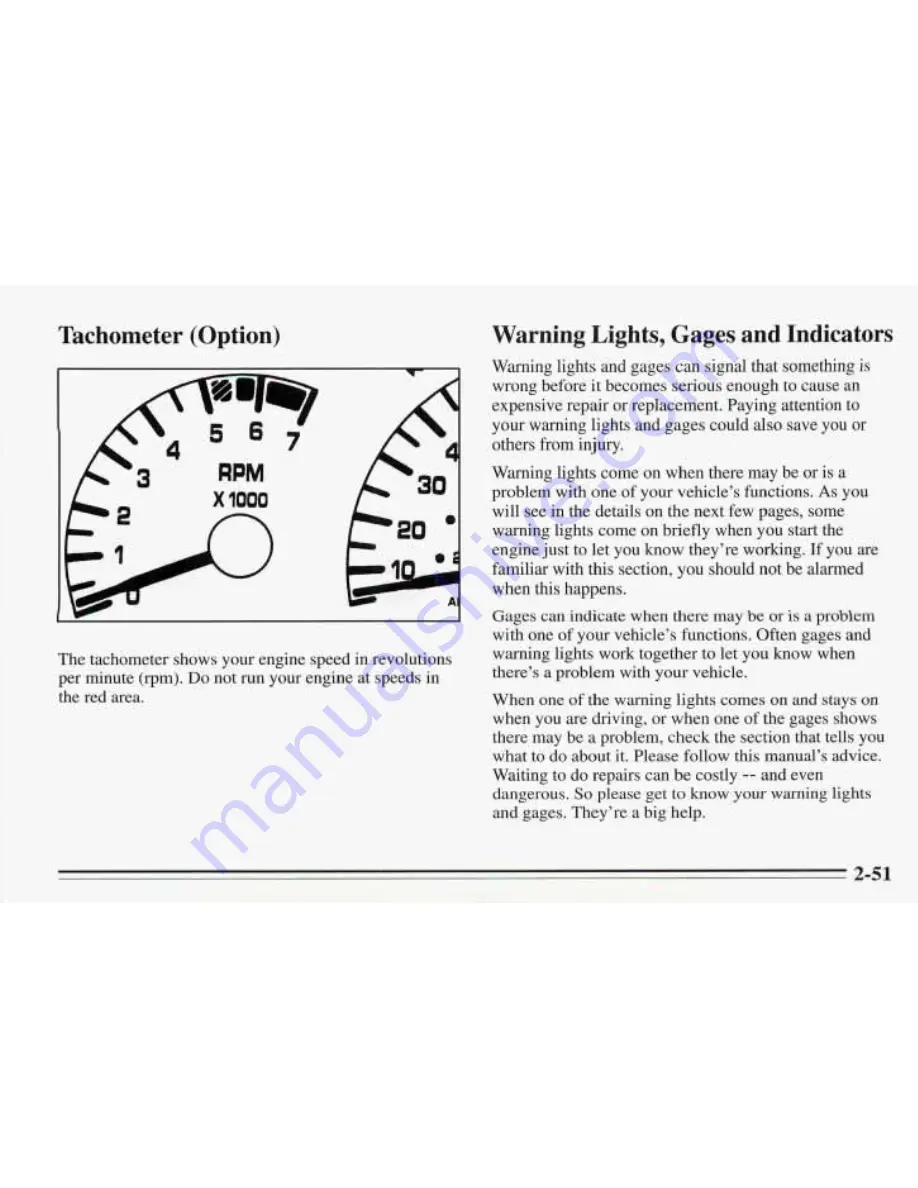 Pontiac 1995 Bonneville Owner'S Manual Download Page 100