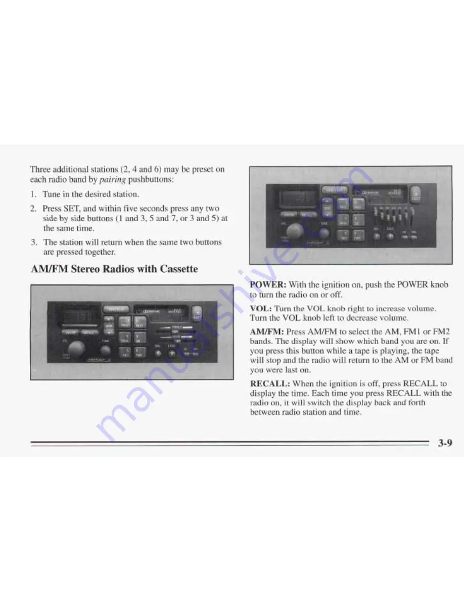 Pontiac 1995 Bonneville Owner'S Manual Download Page 130