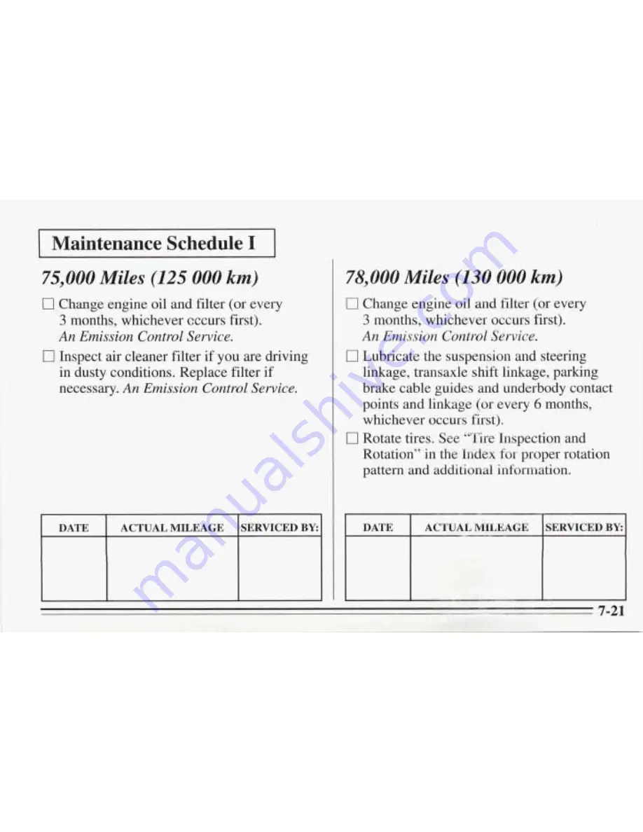 Pontiac 1995 Bonneville Owner'S Manual Download Page 290