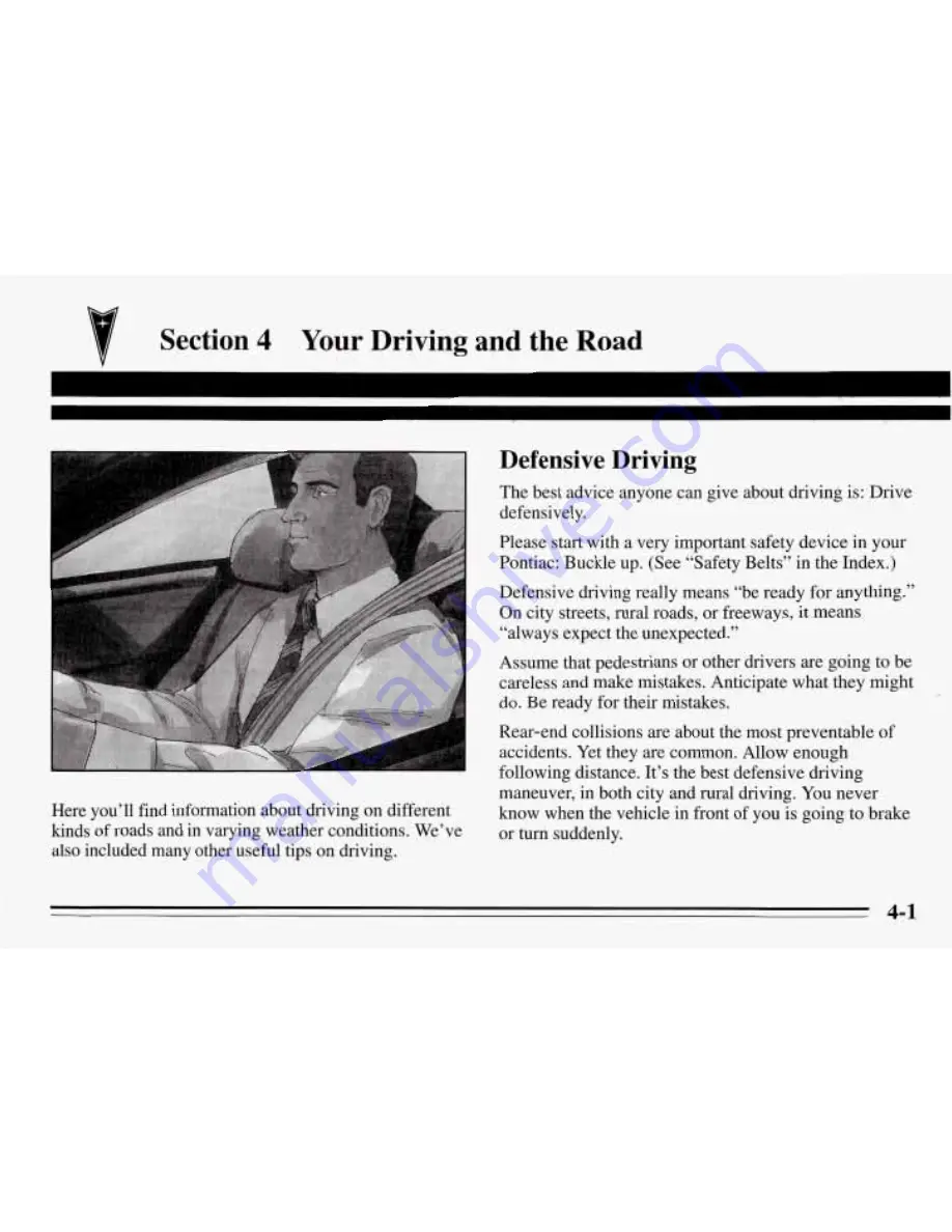 Pontiac 1995 Firebird Owner'S Manual Download Page 152