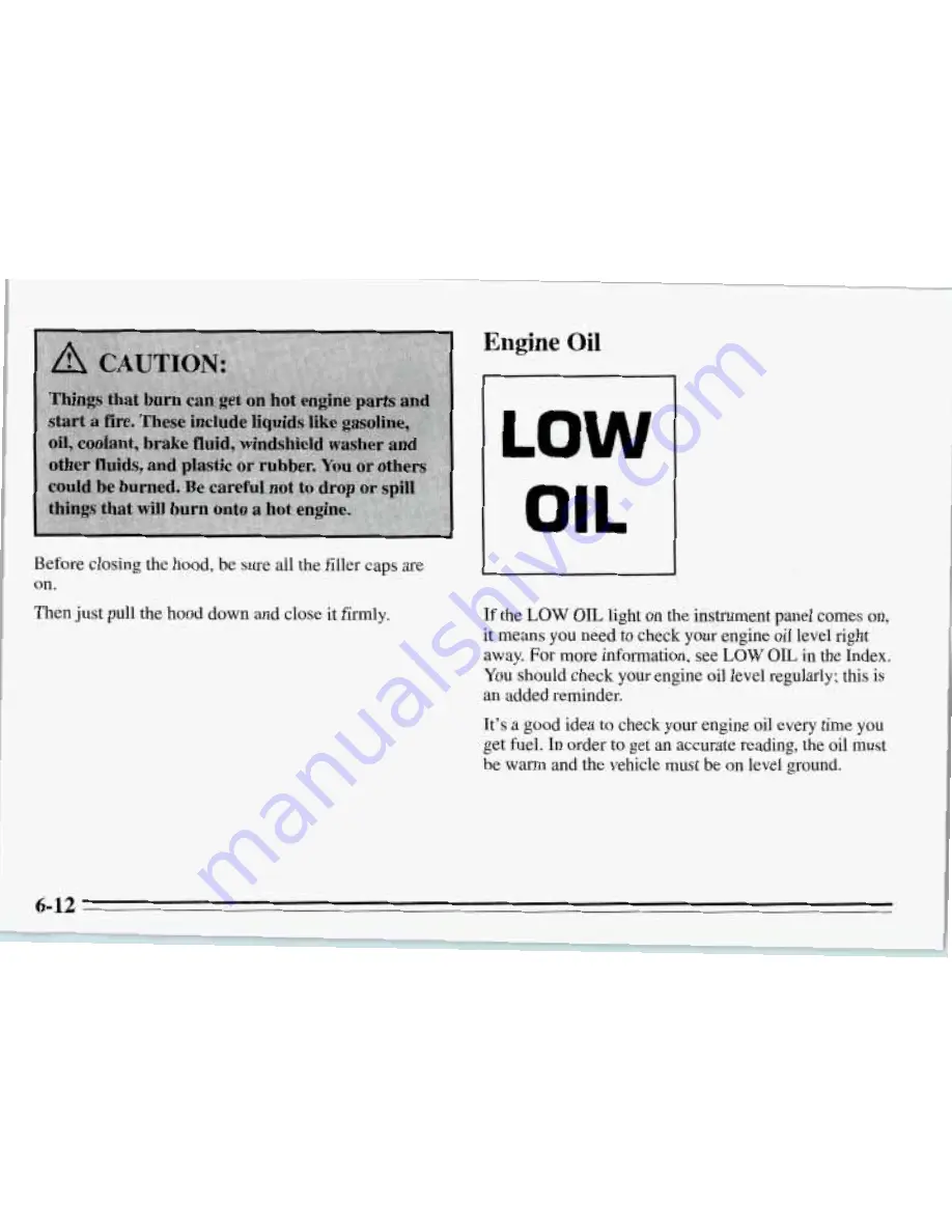 Pontiac 1995 Firebird Owner'S Manual Download Page 245