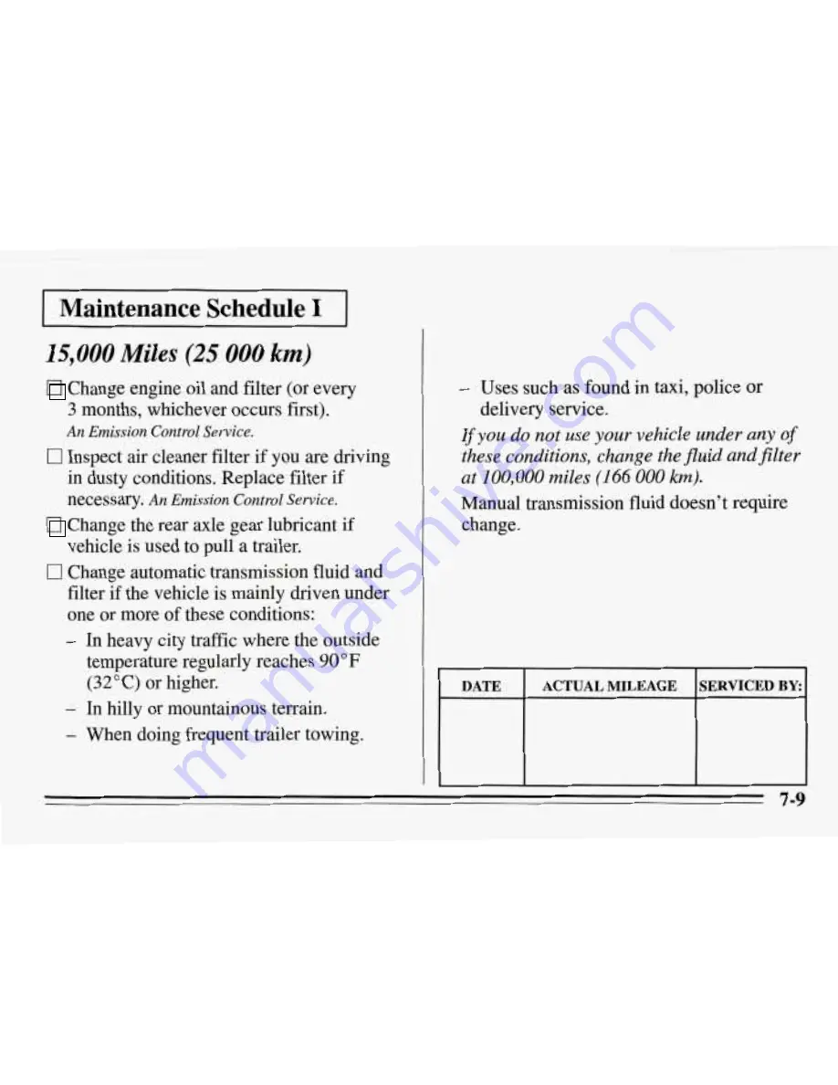 Pontiac 1995 Firebird Owner'S Manual Download Page 316