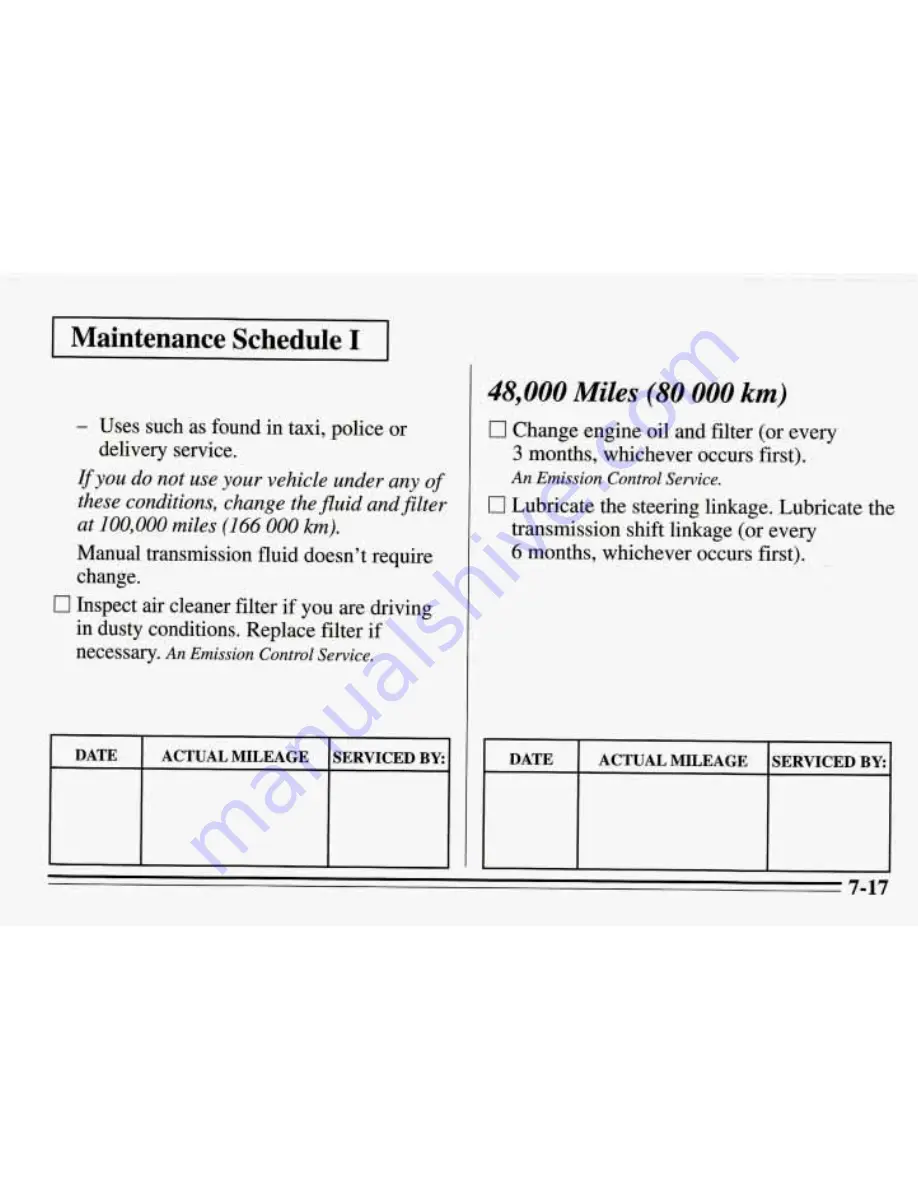 Pontiac 1995 Firebird Owner'S Manual Download Page 324