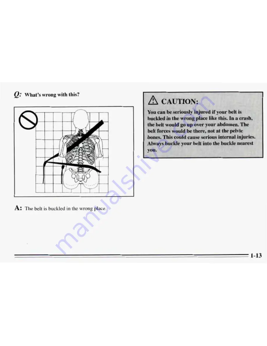 Pontiac 1995 Grand Prix Owner'S Manual Download Page 20