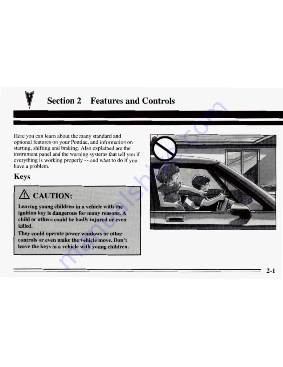 Pontiac 1995 Grand Prix Owner'S Manual Download Page 62