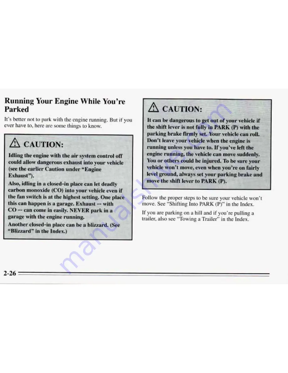 Pontiac 1995 Grand Prix Owner'S Manual Download Page 87