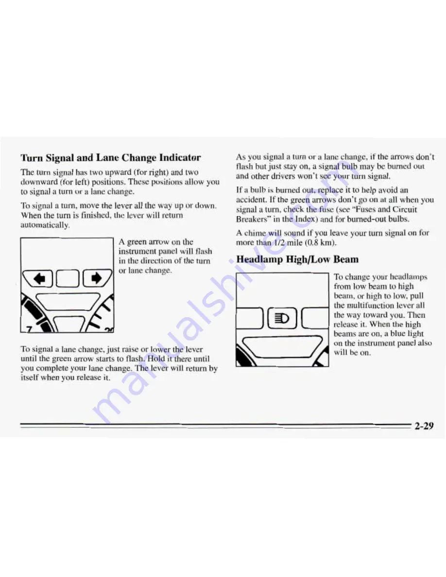 Pontiac 1995 Grand Prix Owner'S Manual Download Page 90