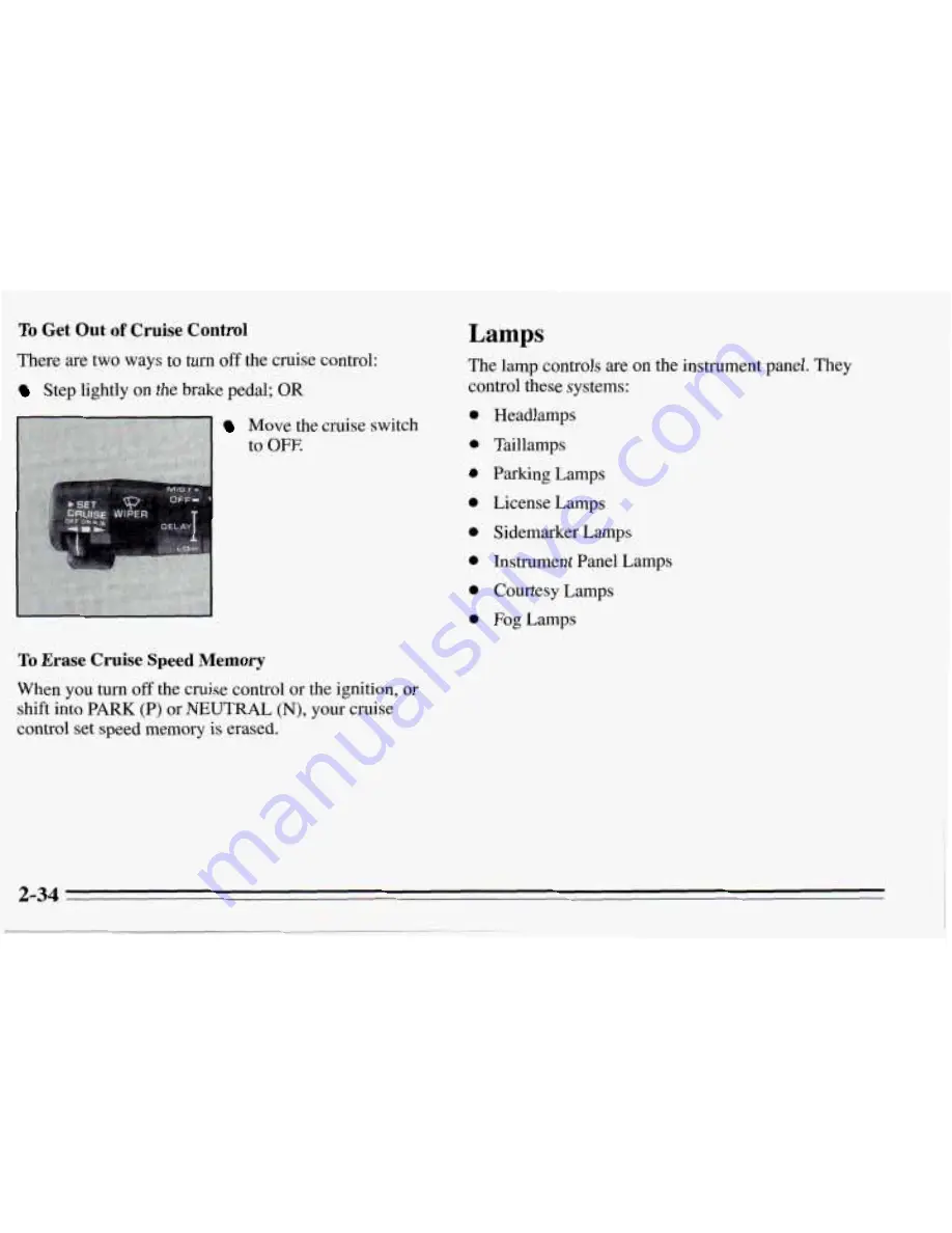 Pontiac 1995 Grand Prix Owner'S Manual Download Page 95