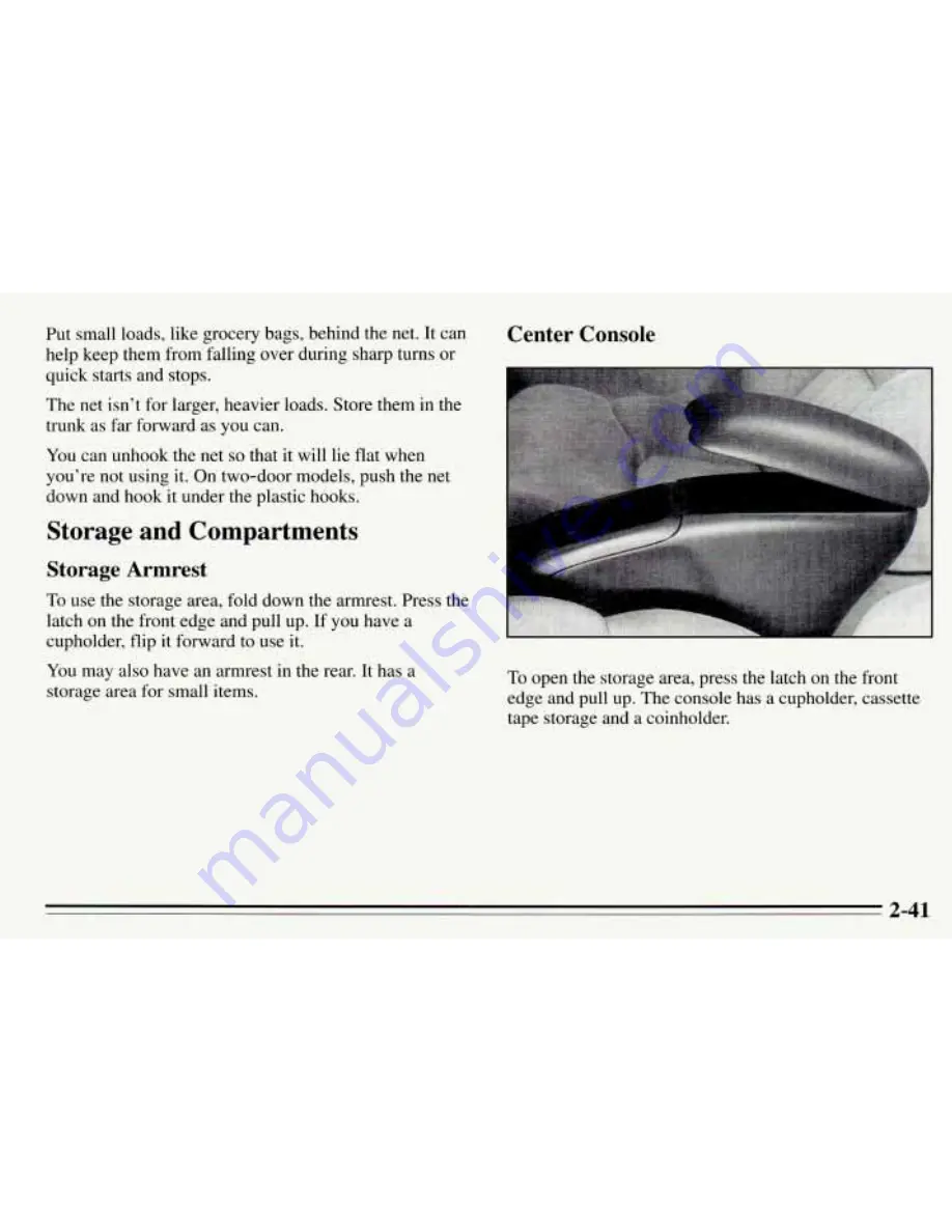 Pontiac 1995 Grand Prix Owner'S Manual Download Page 102