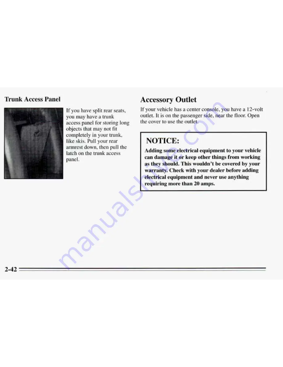 Pontiac 1995 Grand Prix Owner'S Manual Download Page 103