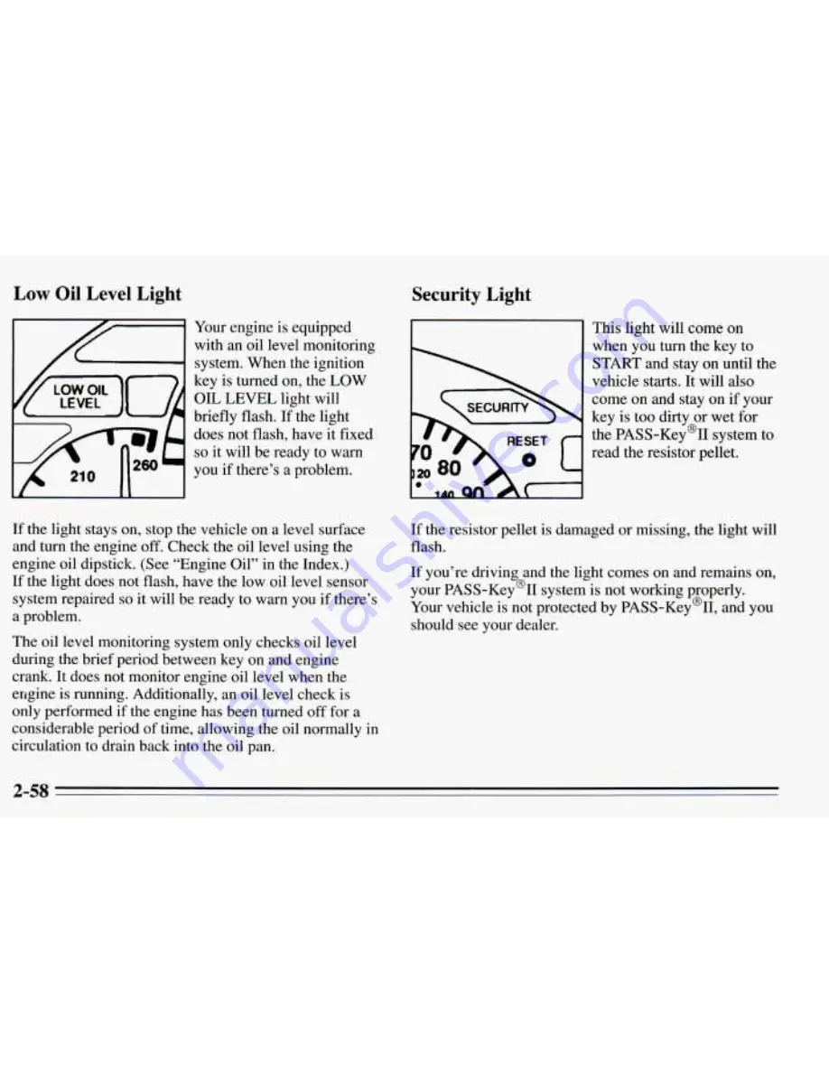 Pontiac 1995 Grand Prix Owner'S Manual Download Page 119