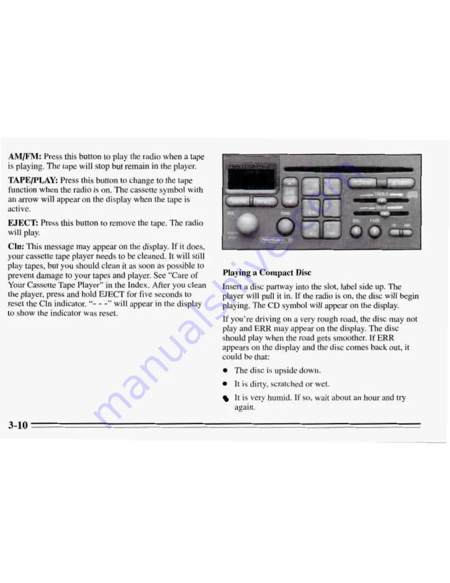 Pontiac 1995 Grand Prix Owner'S Manual Download Page 135