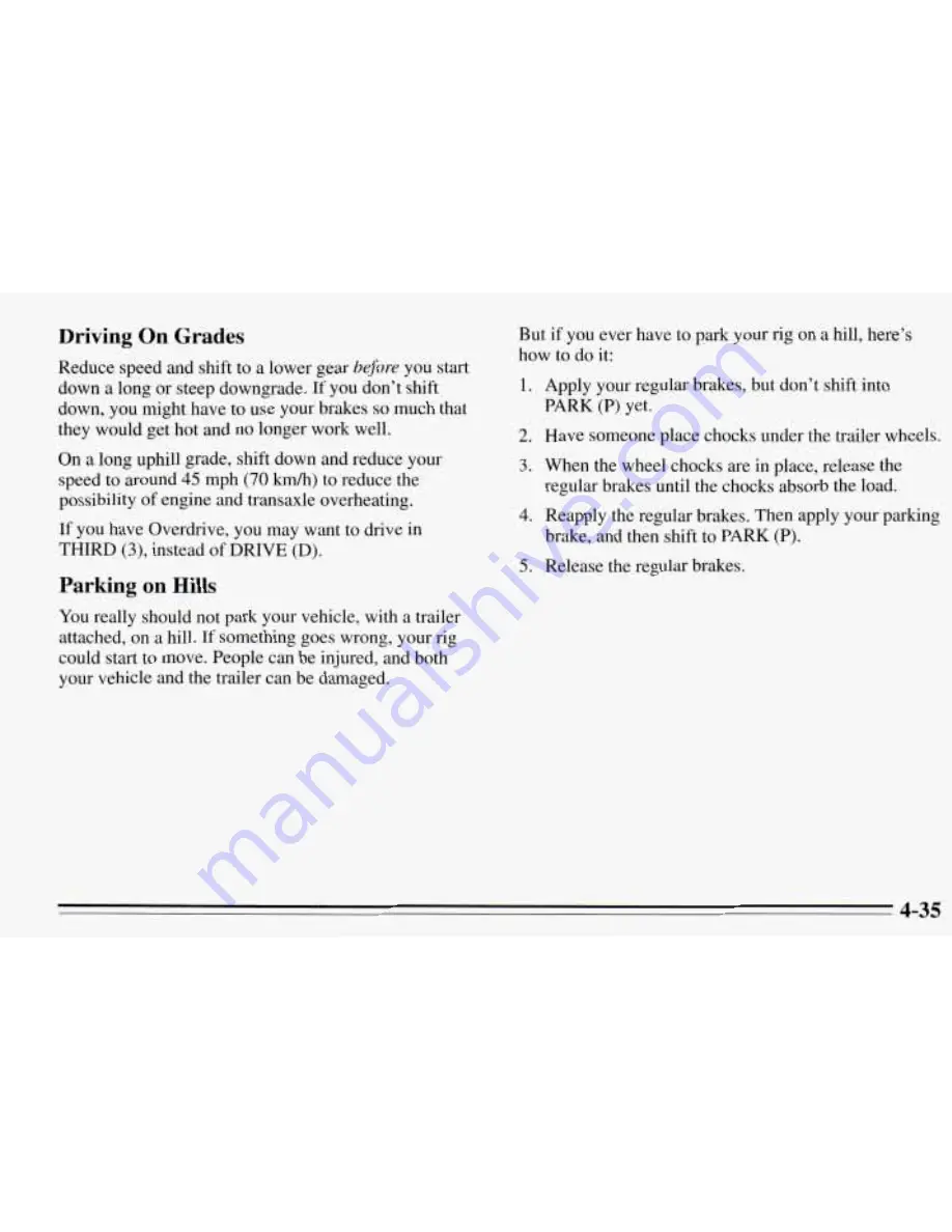 Pontiac 1995 Grand Prix Owner'S Manual Download Page 178