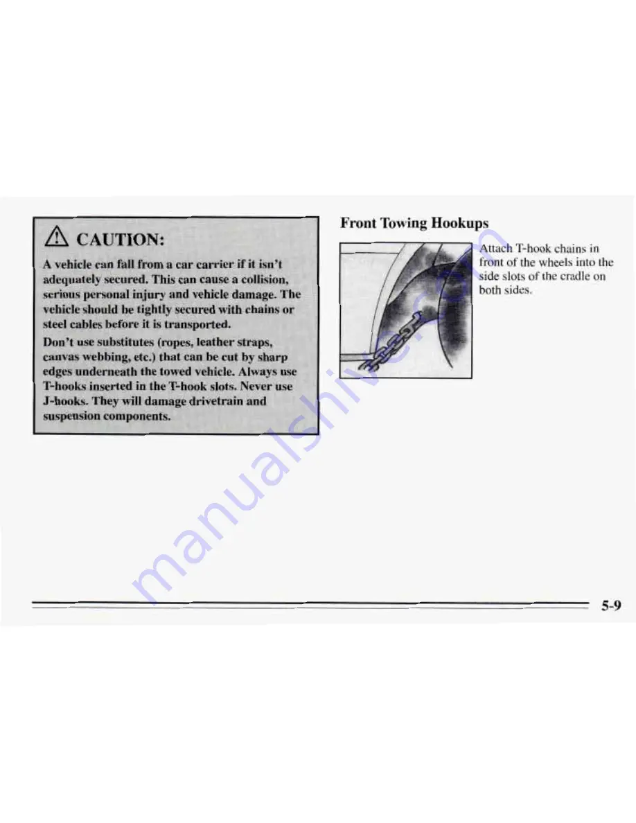 Pontiac 1995 Grand Prix Owner'S Manual Download Page 188