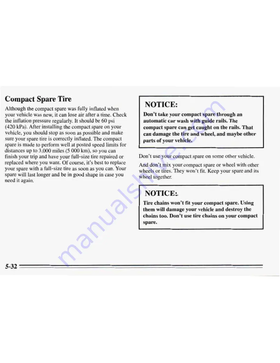 Pontiac 1995 Grand Prix Owner'S Manual Download Page 211