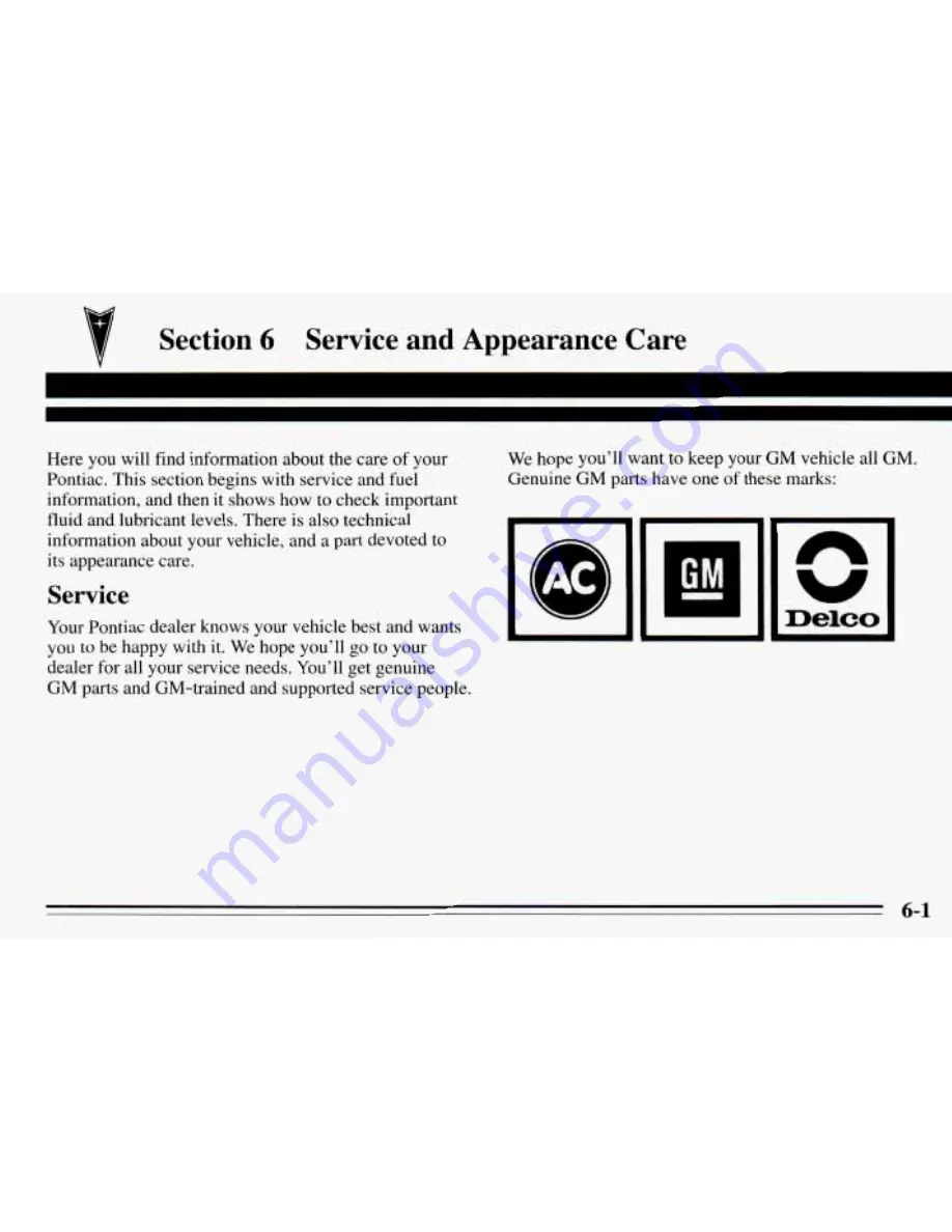 Pontiac 1995 Grand Prix Owner'S Manual Download Page 214