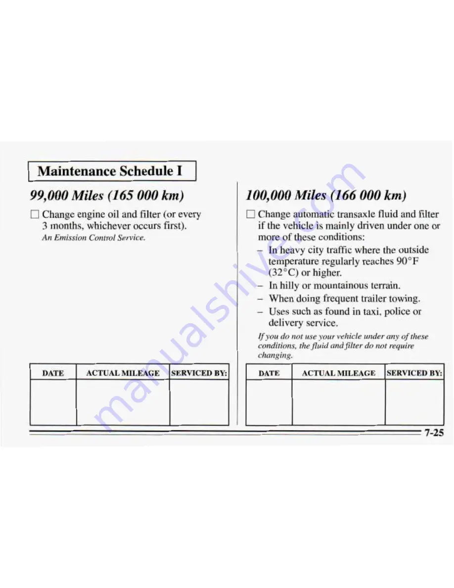 Pontiac 1995 Grand Prix Owner'S Manual Download Page 312