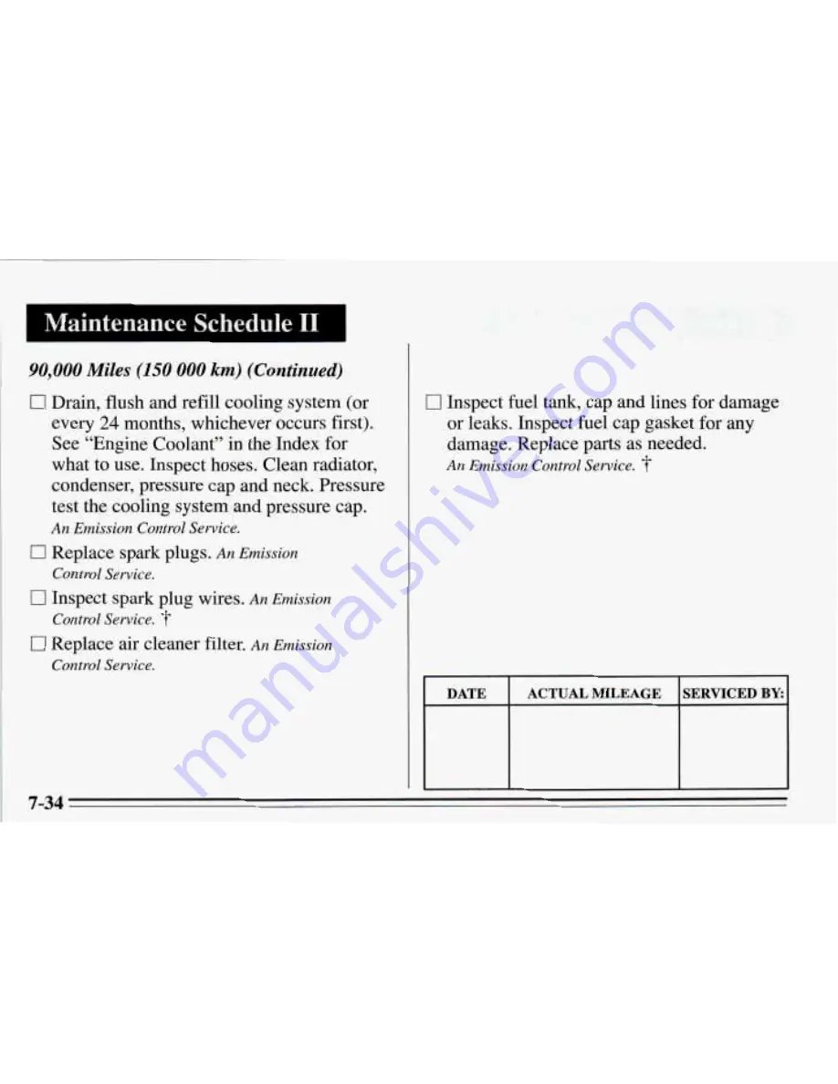 Pontiac 1995 Grand Prix Owner'S Manual Download Page 321