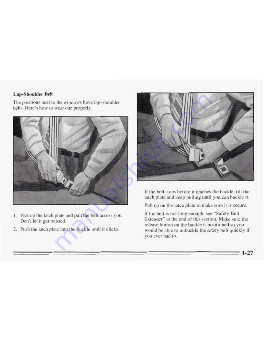 Pontiac 1995 Sunfire Owner'S Manual Download Page 34