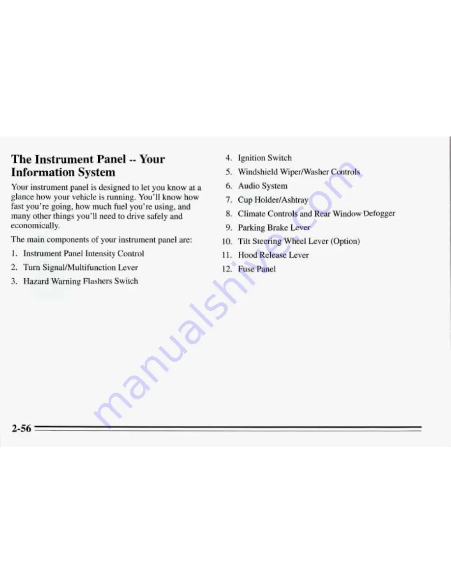 Pontiac 1995 Sunfire Owner'S Manual Download Page 109