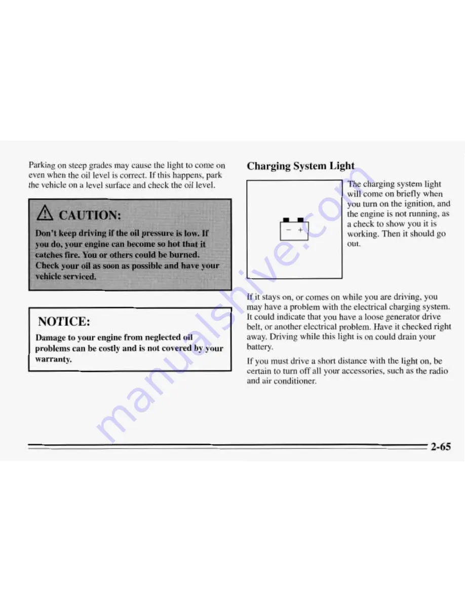 Pontiac 1995 Sunfire Owner'S Manual Download Page 118