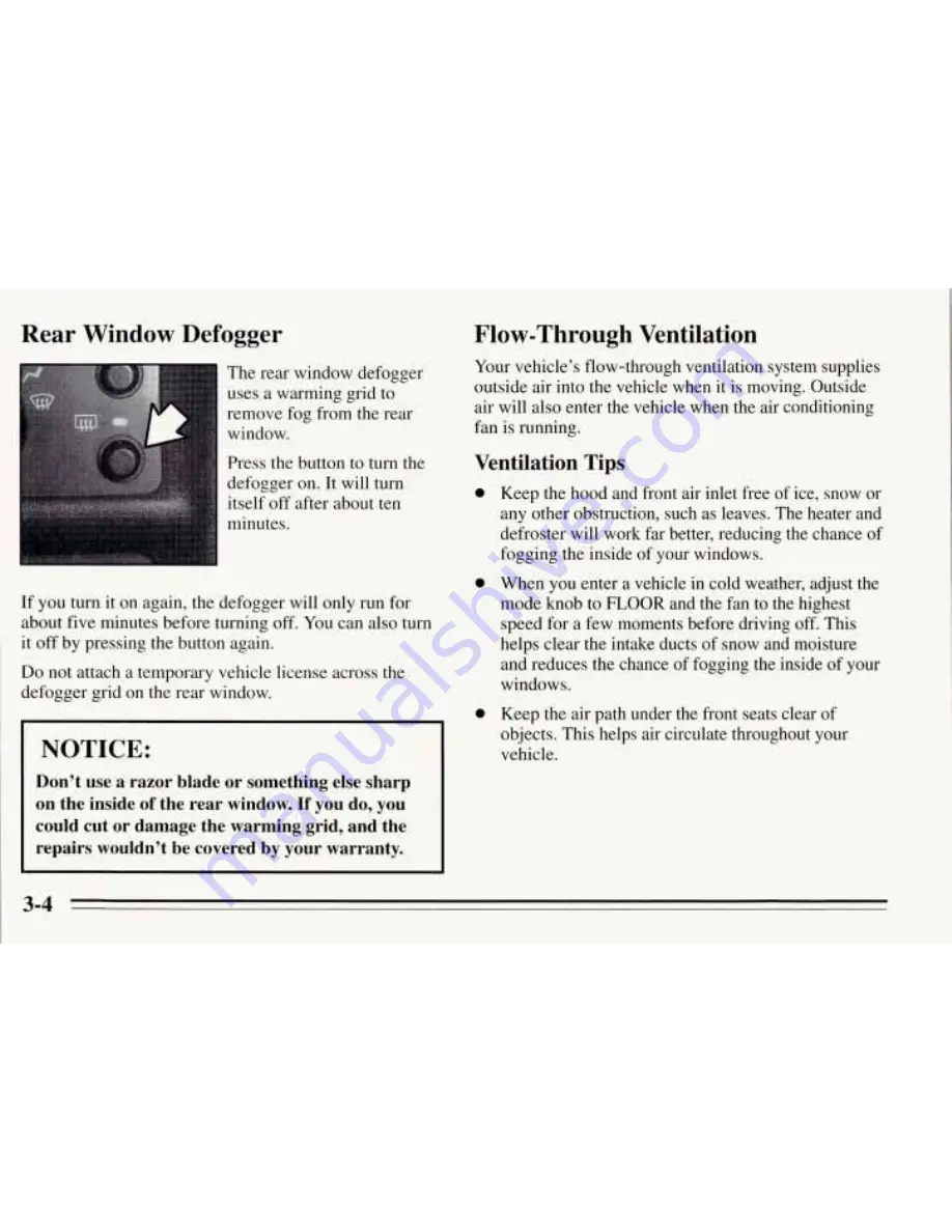 Pontiac 1995 Sunfire Owner'S Manual Download Page 127