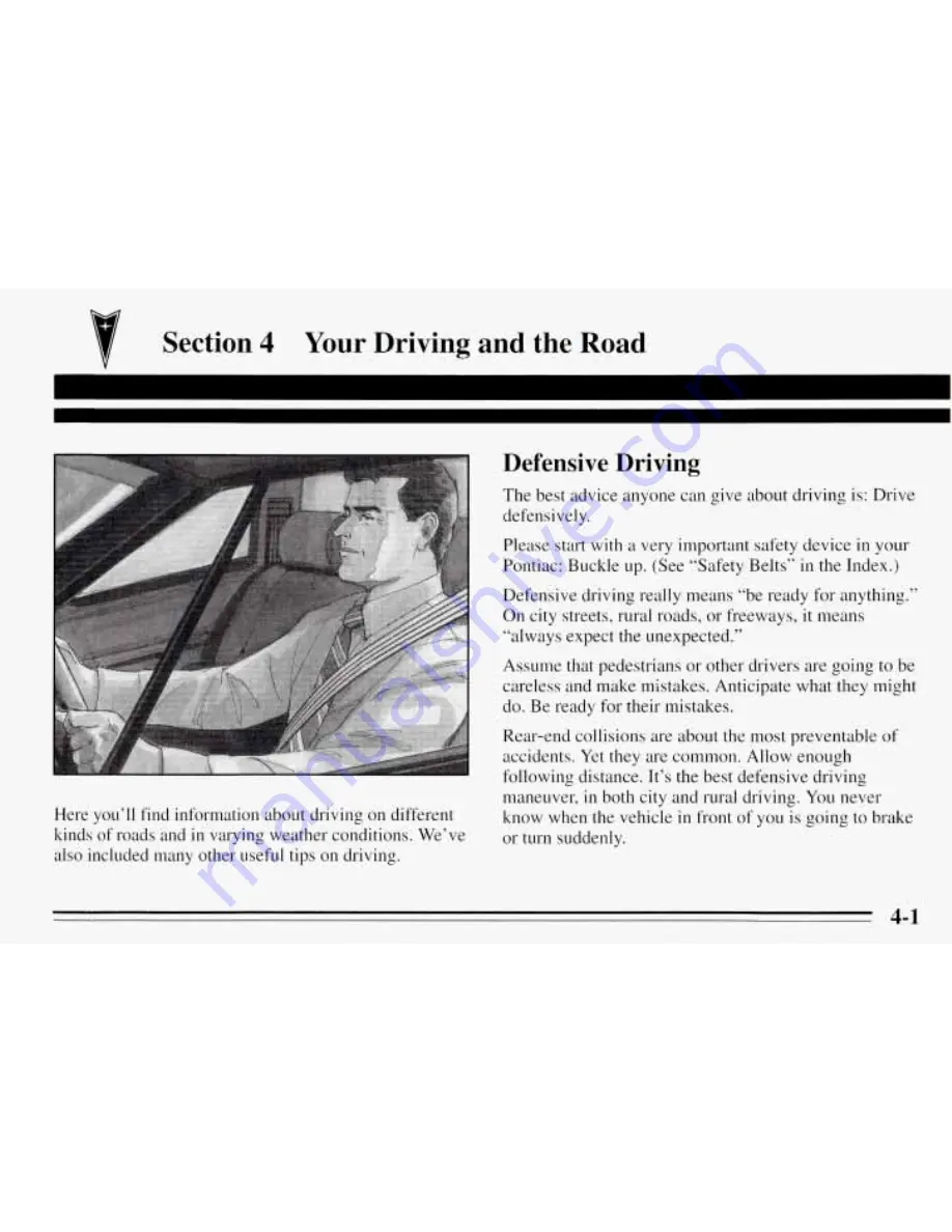 Pontiac 1995 Sunfire Owner'S Manual Download Page 138