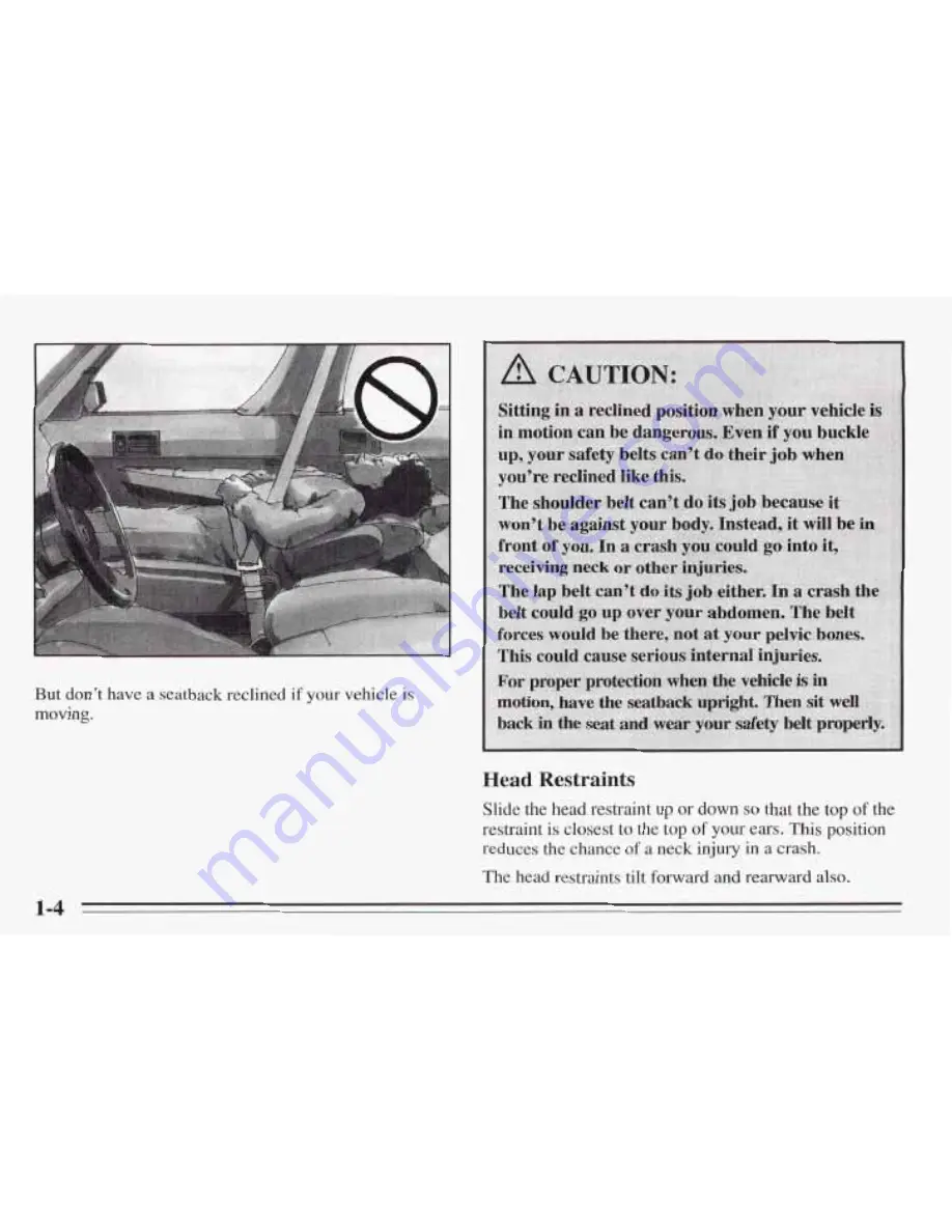 Pontiac 1995 Trans Sport Owner'S Manual Download Page 11