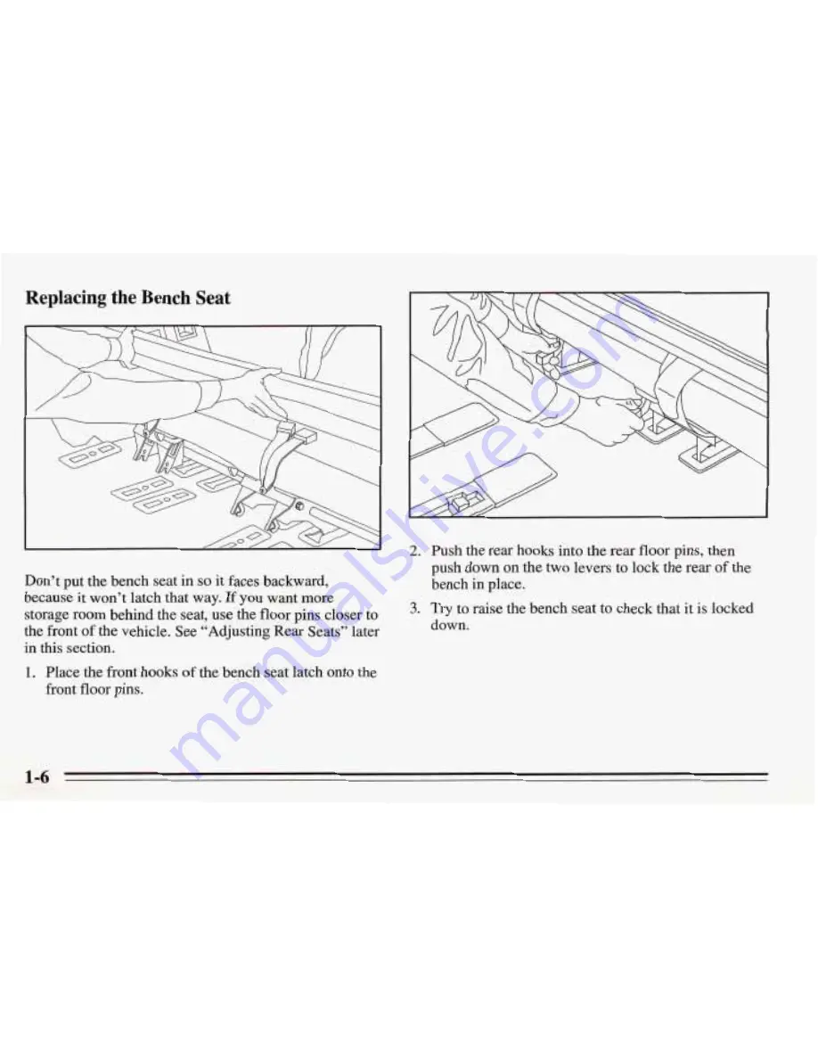 Pontiac 1995 Trans Sport Owner'S Manual Download Page 13