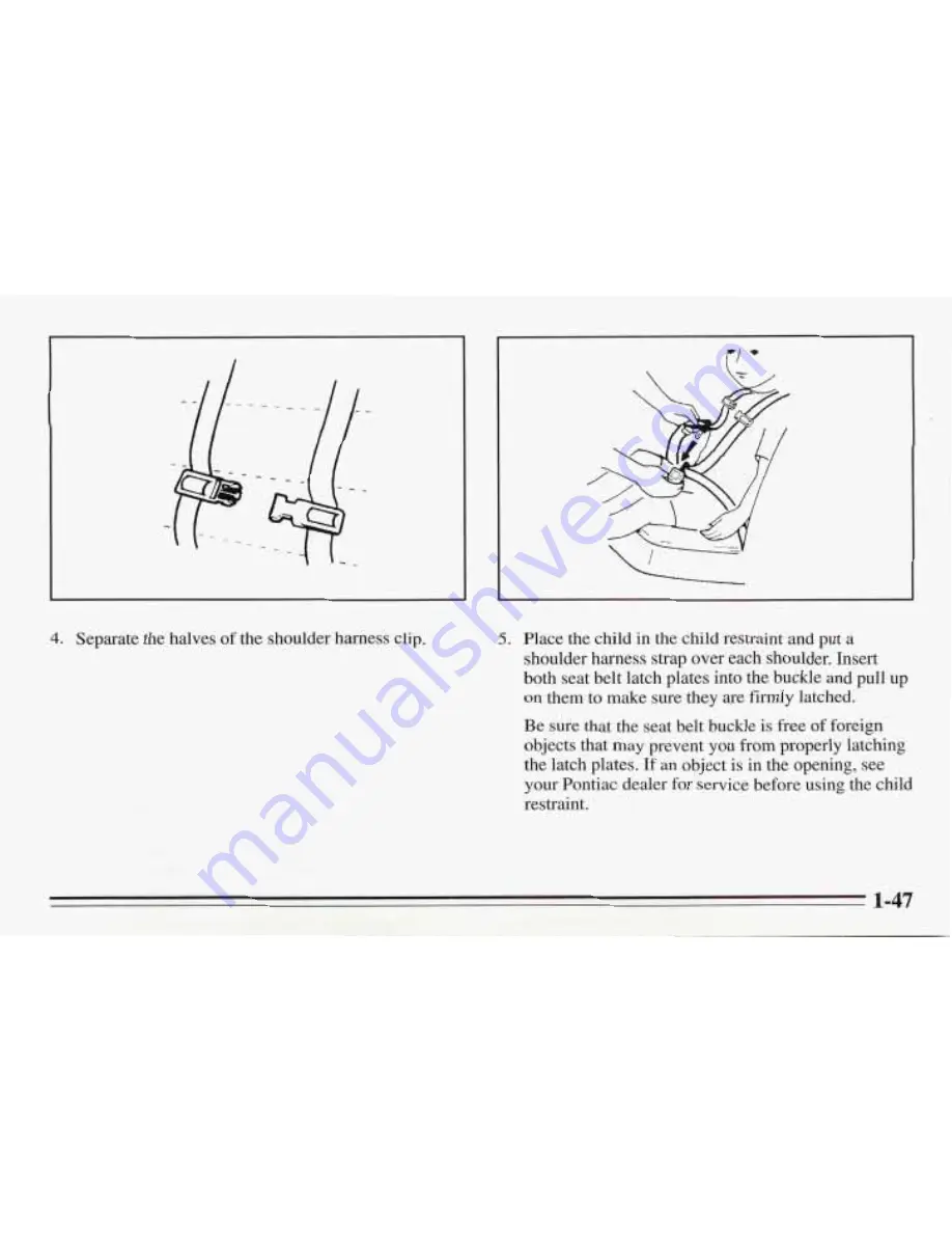 Pontiac 1995 Trans Sport Owner'S Manual Download Page 54