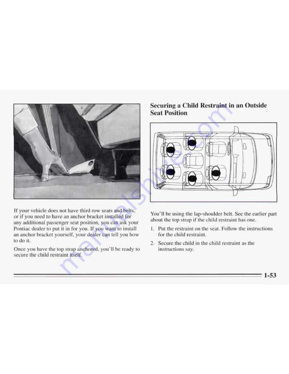 Pontiac 1995 Trans Sport Owner'S Manual Download Page 60