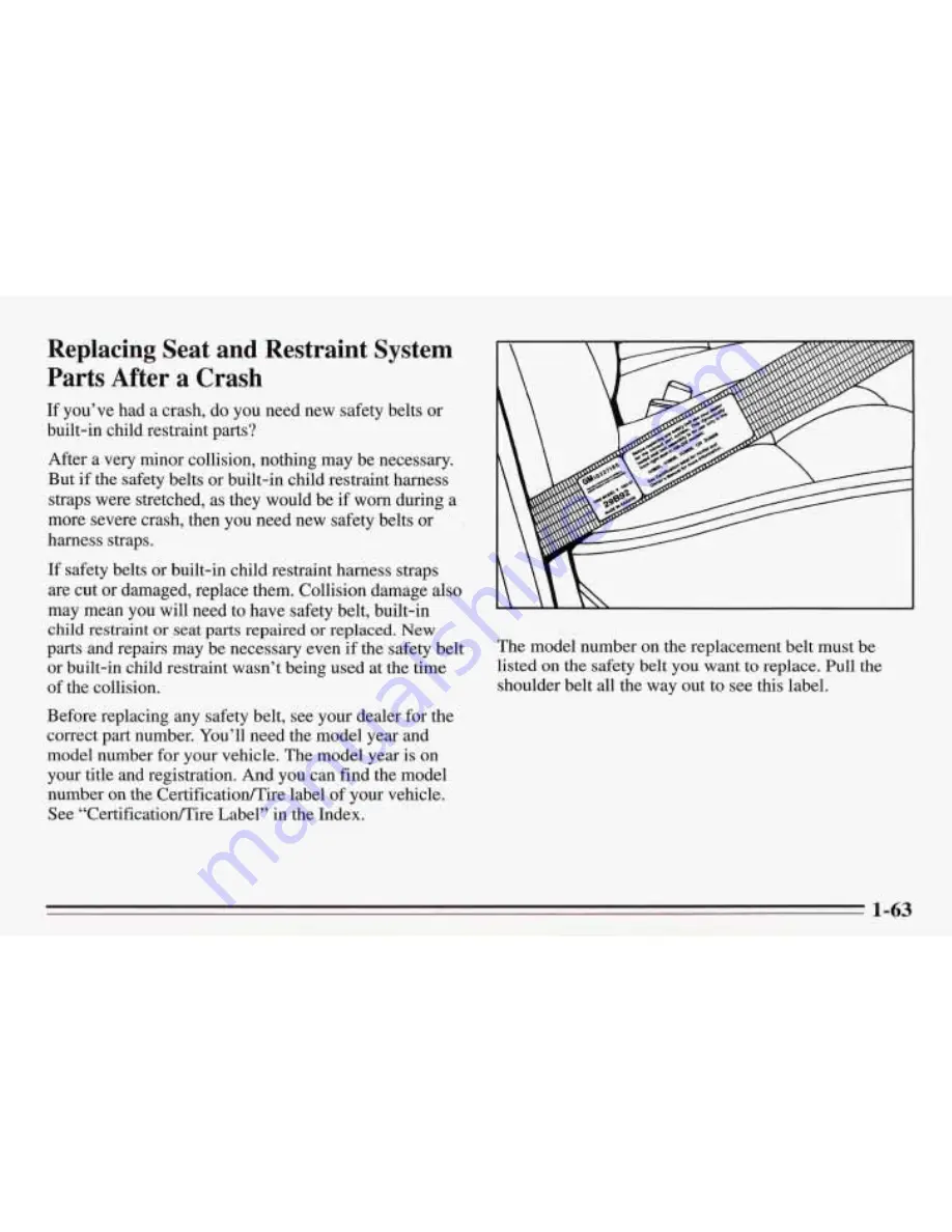 Pontiac 1995 Trans Sport Owner'S Manual Download Page 70