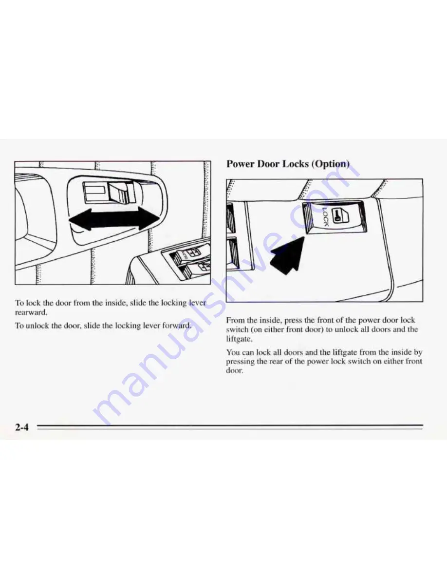 Pontiac 1995 Trans Sport Owner'S Manual Download Page 75