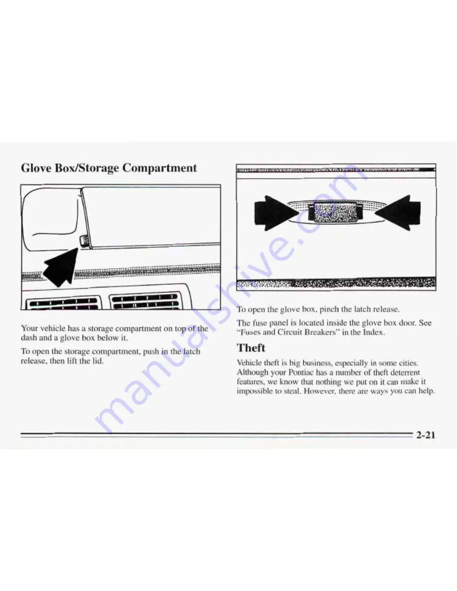 Pontiac 1995 Trans Sport Owner'S Manual Download Page 92