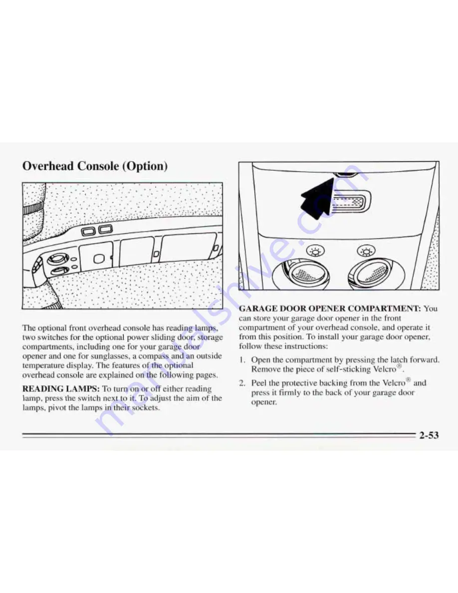 Pontiac 1995 Trans Sport Owner'S Manual Download Page 124