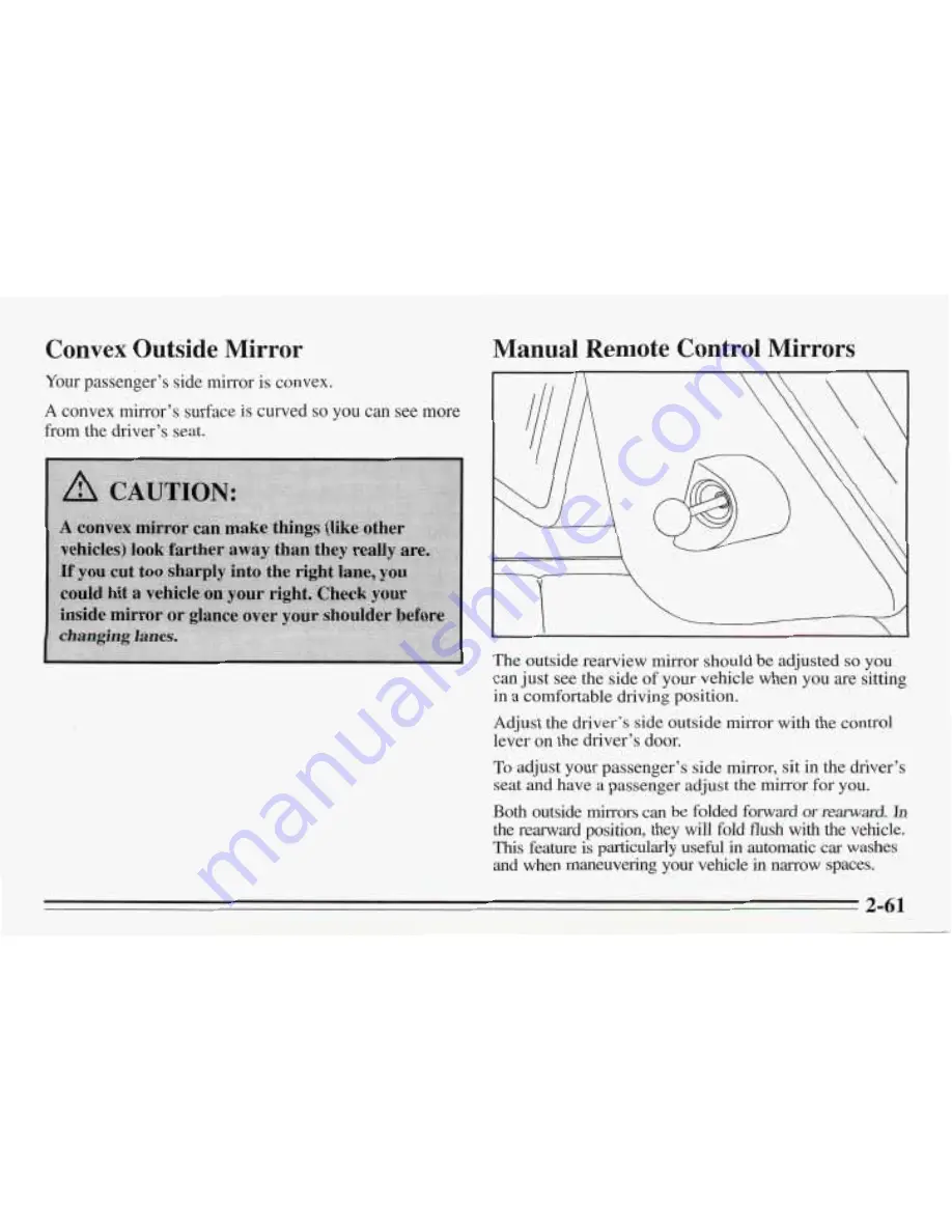 Pontiac 1995 Trans Sport Owner'S Manual Download Page 132