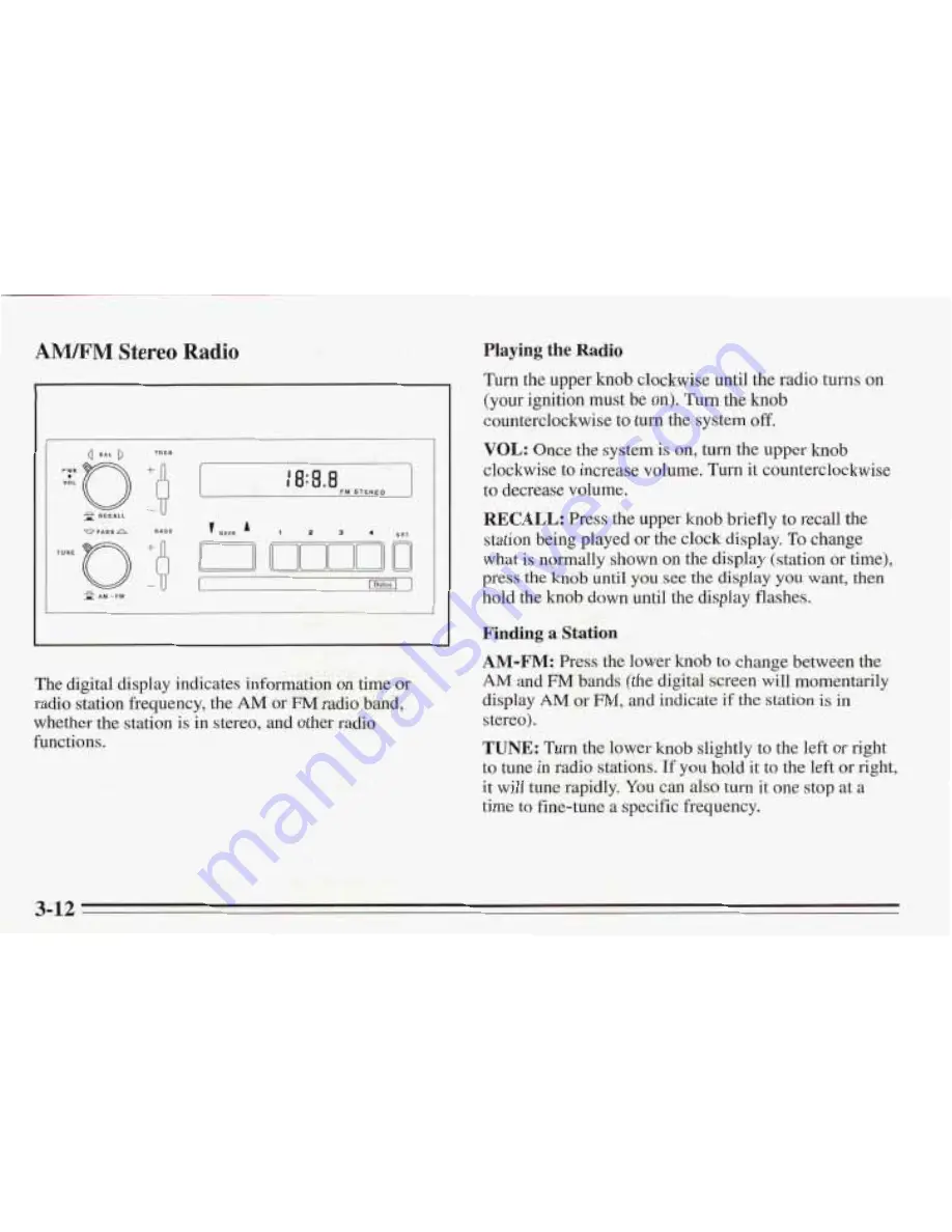 Pontiac 1995 Trans Sport Owner'S Manual Download Page 175