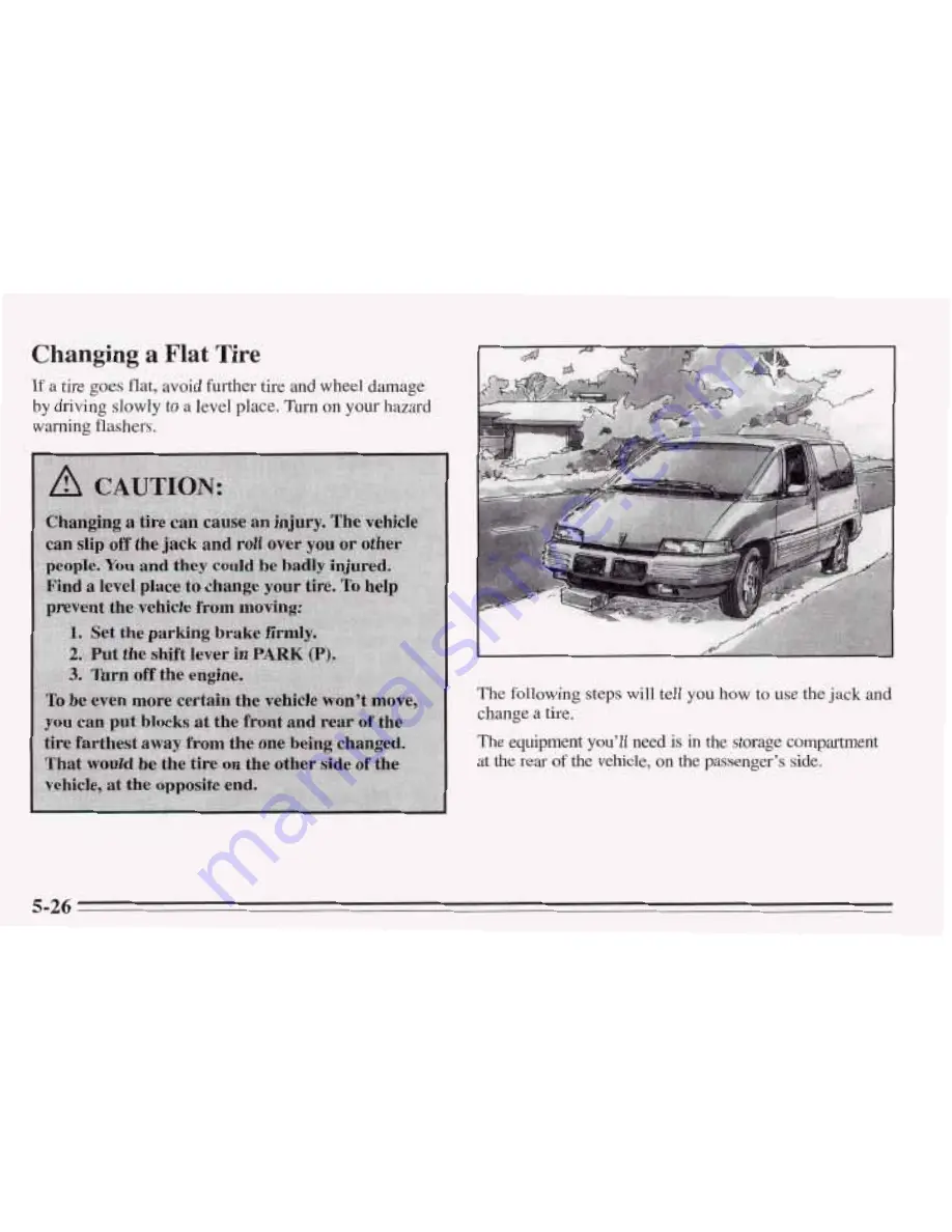 Pontiac 1995 Trans Sport Owner'S Manual Download Page 257