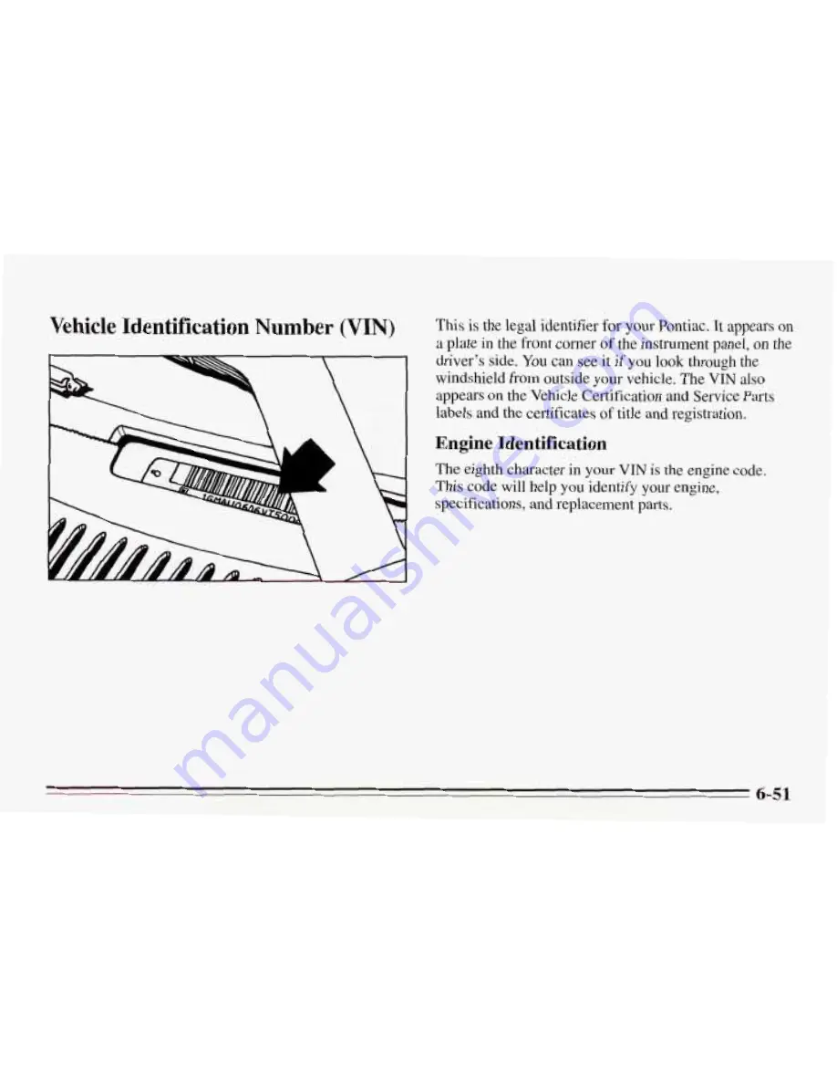 Pontiac 1995 Trans Sport Owner'S Manual Download Page 320