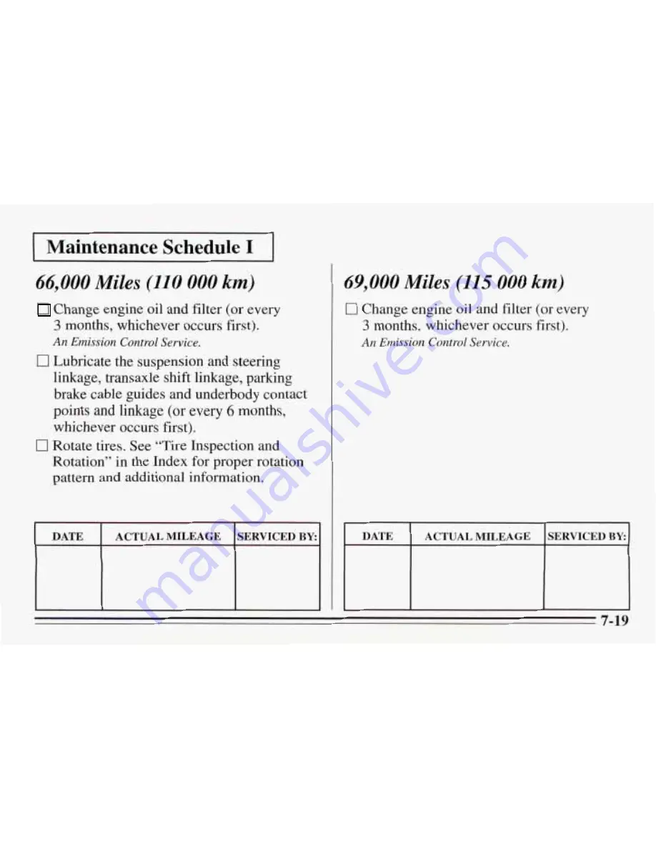 Pontiac 1995 Trans Sport Owner'S Manual Download Page 352