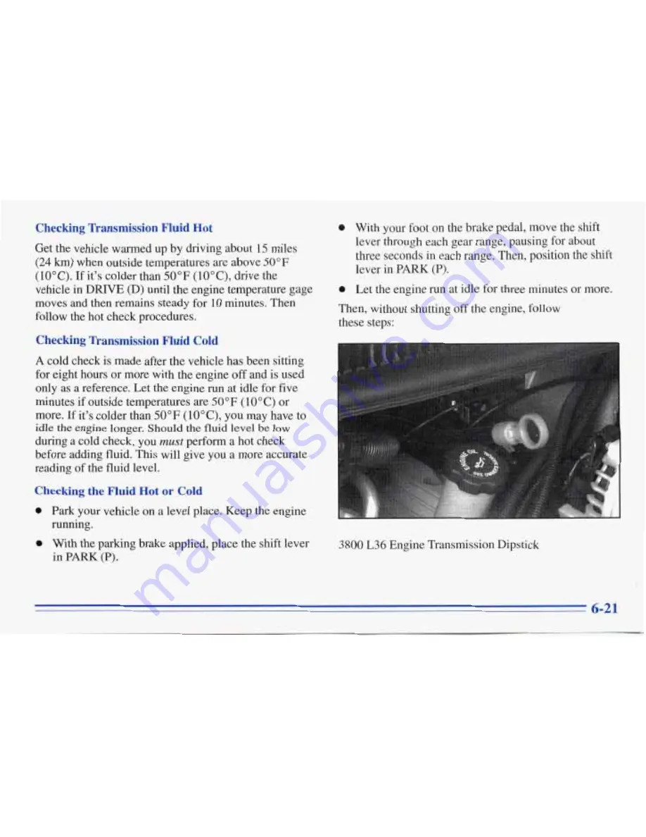 Pontiac 1996 Firebird Owner'S Manual Download Page 262