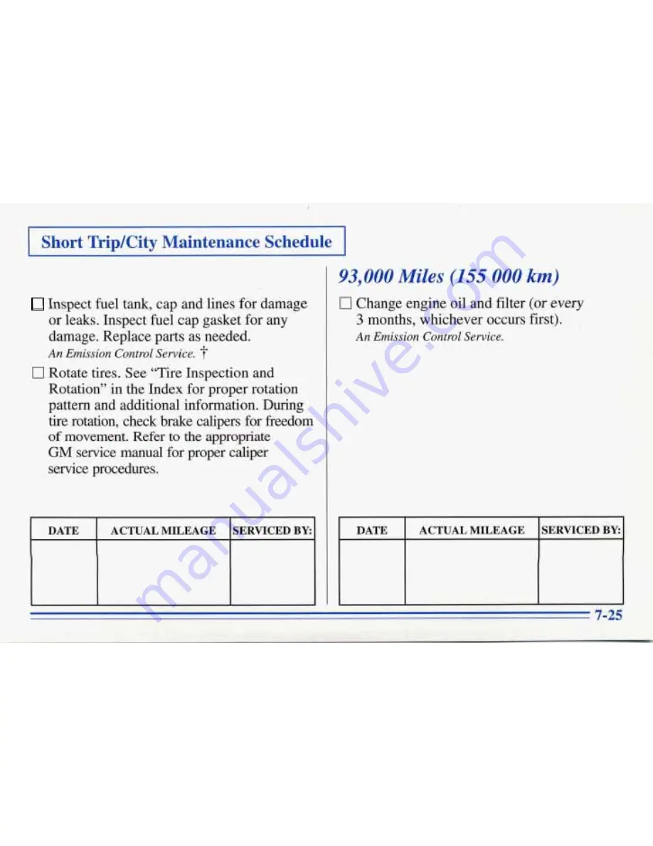 Pontiac 1996 Firebird Owner'S Manual Download Page 338