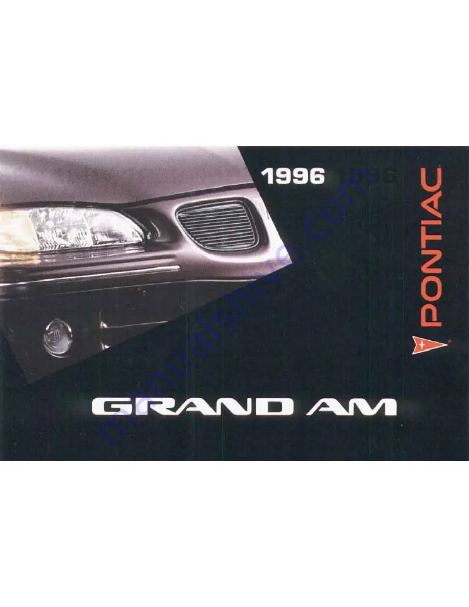 Pontiac 1996 Grand Am Скачать руководство пользователя страница 1