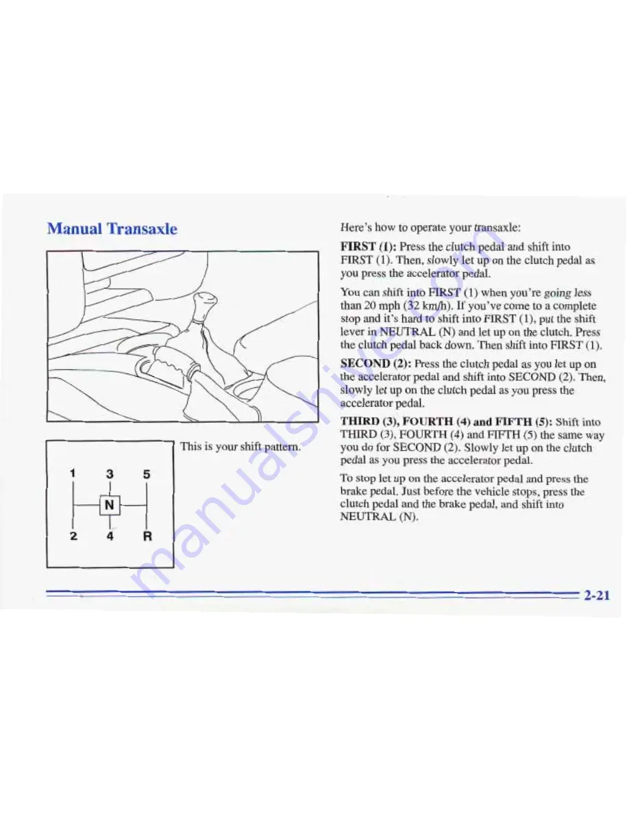 Pontiac 1996 Grand Am Owner'S Manual Download Page 77