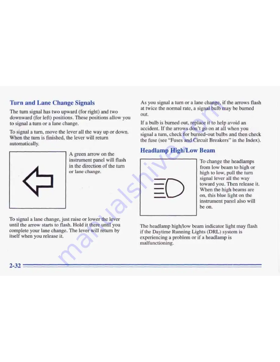 Pontiac 1996 Grand Am Owner'S Manual Download Page 88