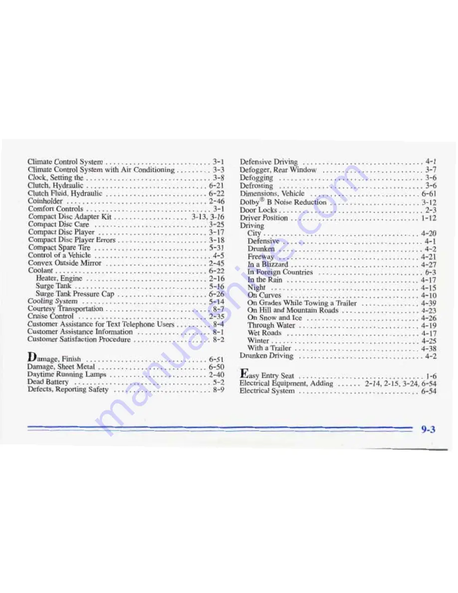 Pontiac 1996 Grand Am Owner'S Manual Download Page 345